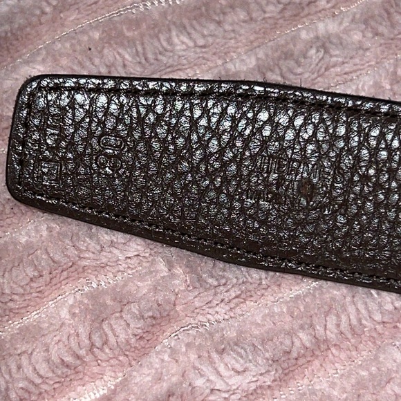 Hermes Black/Chocolate Chamonix & Togo Leather Constance Reversible Belt UNISEX. - Picture 14 of 17